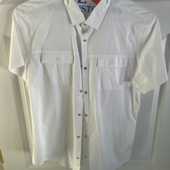 Calvin Klein White button down top - Picture 1 of 4